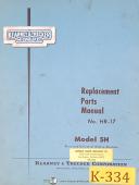 Kearney & Trecker 5H, HR-17 Milling Machine Parts Manual